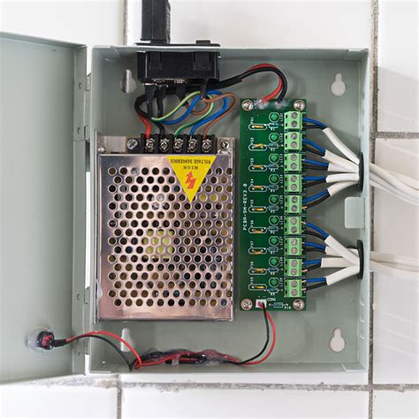 nordstrand cctv camera power supply distribution box|cctv power box.